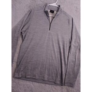 Galvin Green Pullover Mens Large Gray Quarter Zip Performance Stretch Golf L